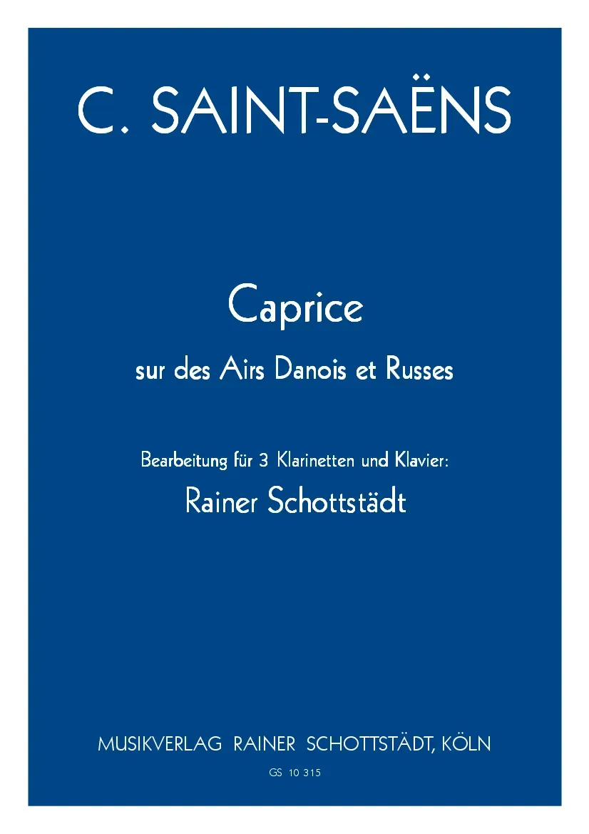 Musikverlag Rainer Schottstädt Caprice op.79 sur des Airs Danois et Russes Noten