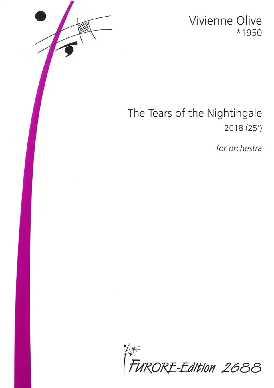 Furore Edition The Tears of the Nightingale Orchester Noten 9 Min