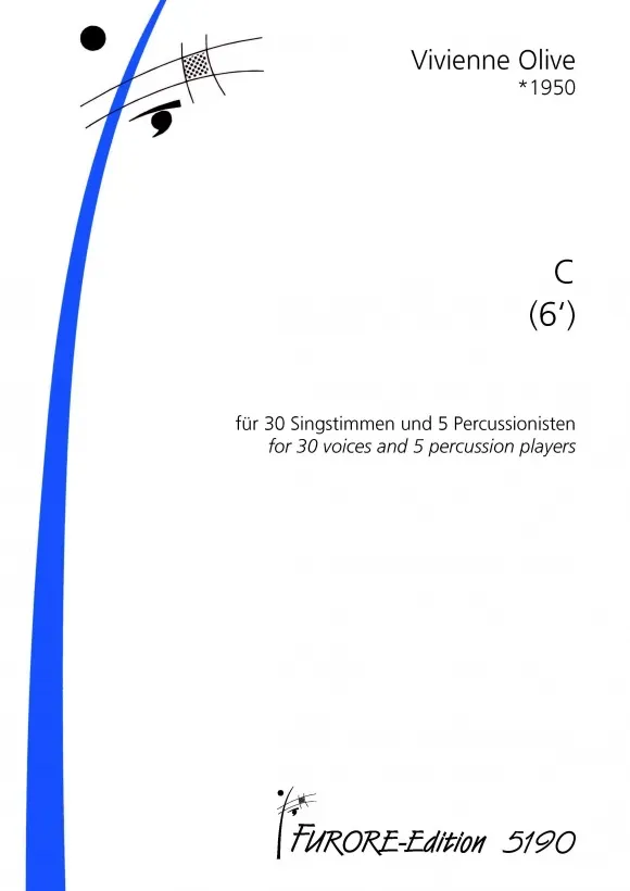 Furore Edition C Partitur für 30 Singstimmen und 5 Schlagzeuger