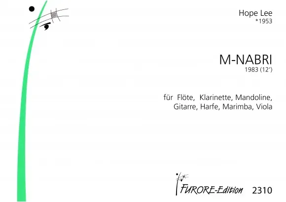 Furore Edition M-NABRI Partitur Kammerensemble ca. 12 Min