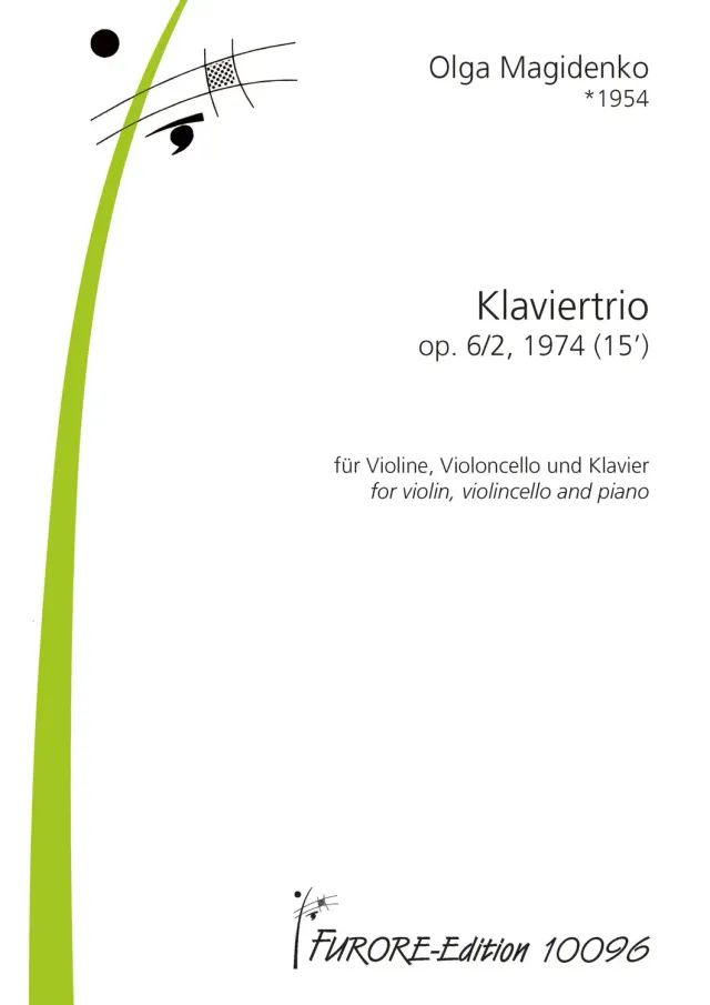 Furore Edition Klaviertrio op. 6/2 Kammermusiknoten Violine Cello Klavier