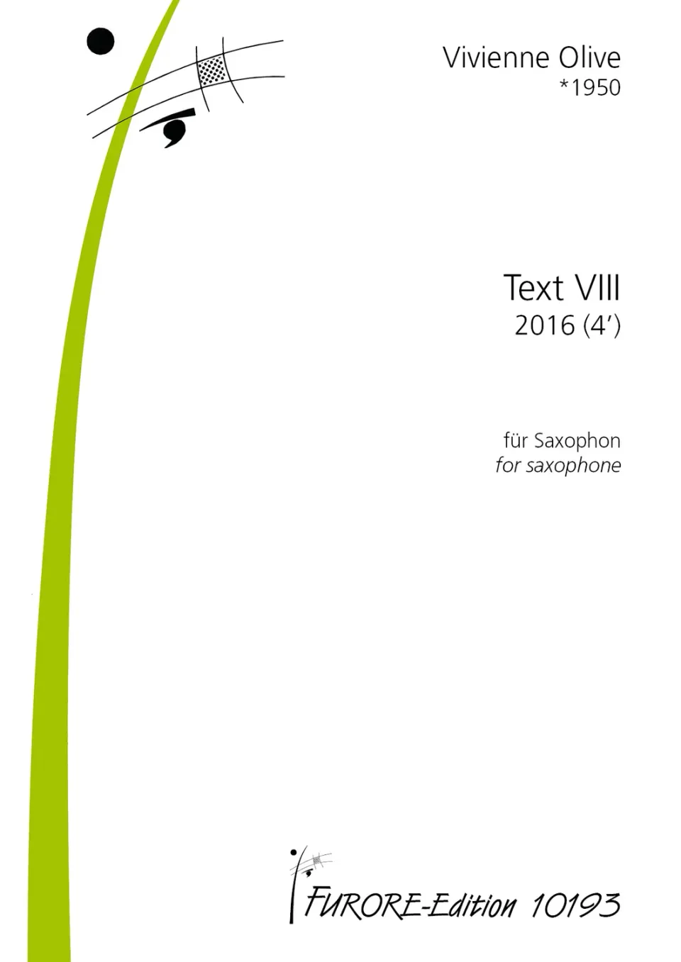 Furore Edition Text VIII