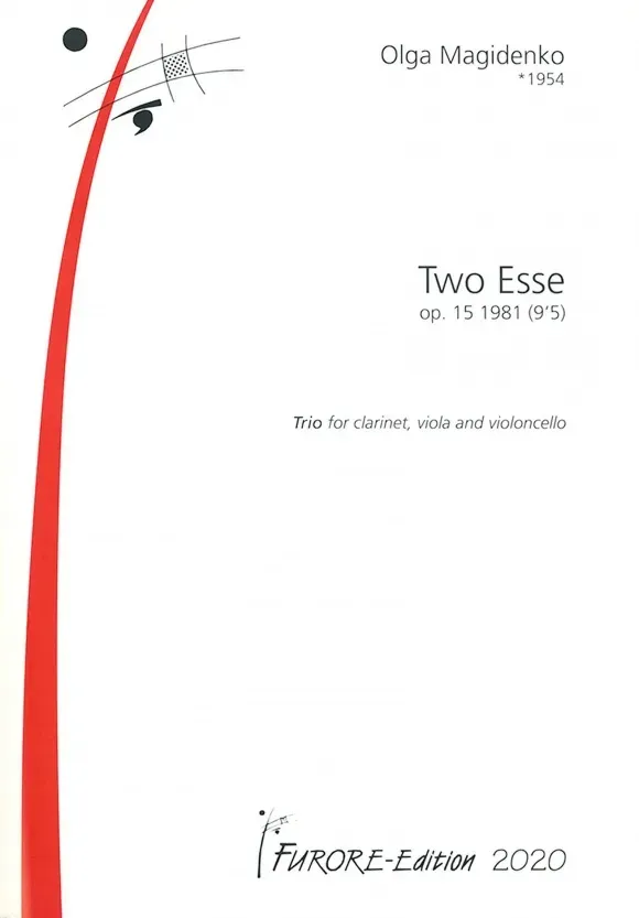 Furore Edition Two Esse op. 15 Partitur Stimmen Trio