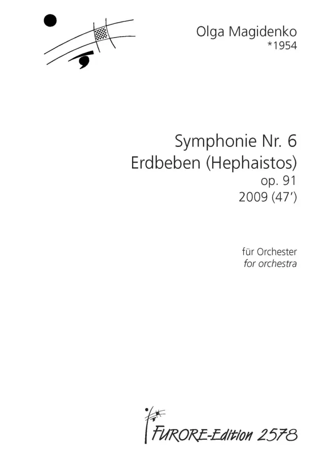 Furore Edition Symphonie Nr. 6 Erdbeben op. 91 Orchester