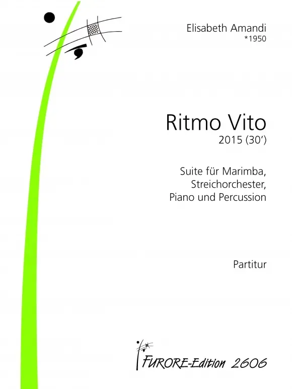 Furore Edition Ritmo Vito Partitur Marimba Streichorchester 2015