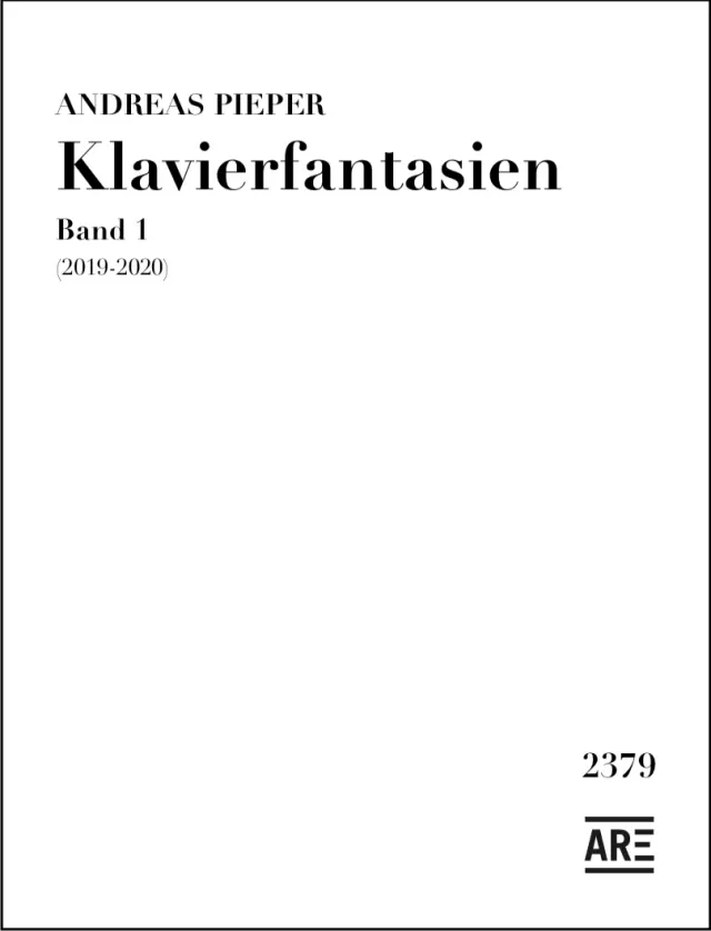 Are Musik Verlag Pieper Klavierfantasien Band 1 Noten Klavier