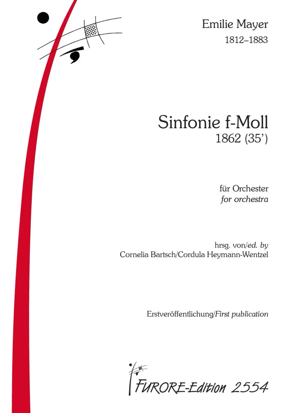 Furore Edition Sinfonie f-Moll Partitur Sinfonieorchester 34 Min