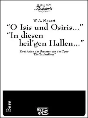 Seeber Film Verlag In diesen heilgen Hallen Noten Bass