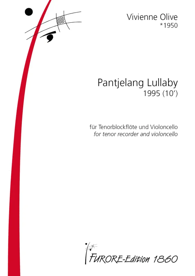 Furore Edition Pantjelang Lullaby Noten Blockflöte Cello
