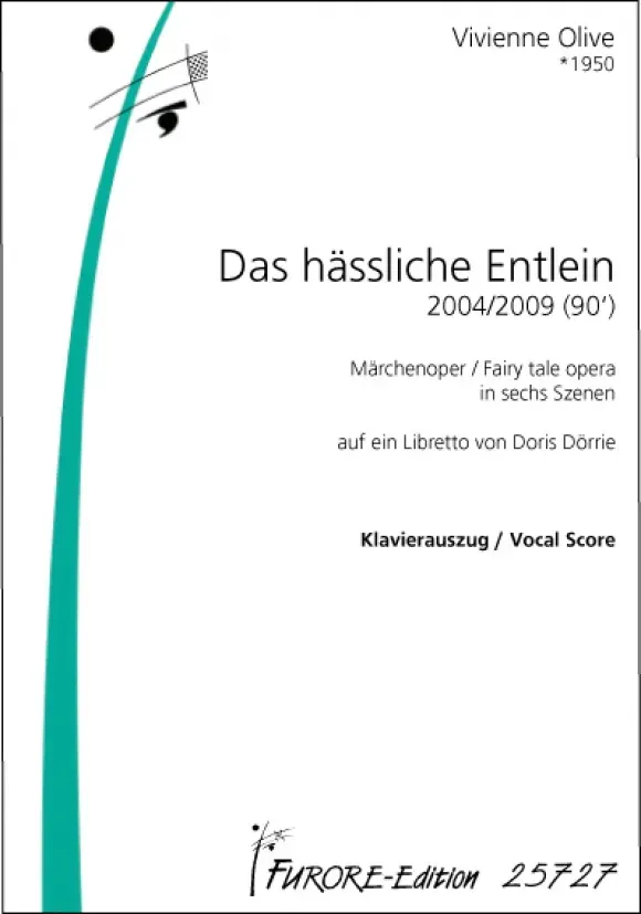 Furore Edition Das hässliche Entlein Klavierauszug Märchenoper