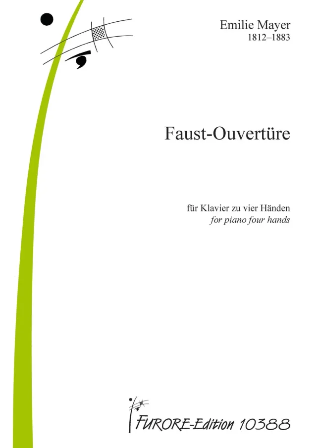 Furore Edition Faust-Ouvertüre Klaviernoten 4-händig Reprint