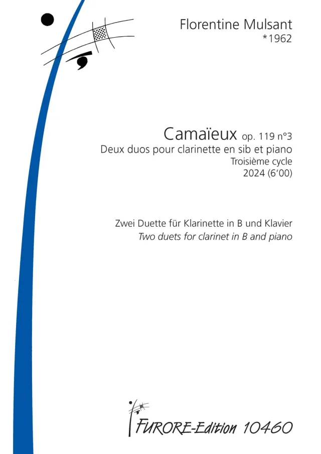 Furore Edition Camaïeux op. 119 Nr. 3 Klarinette Klavier