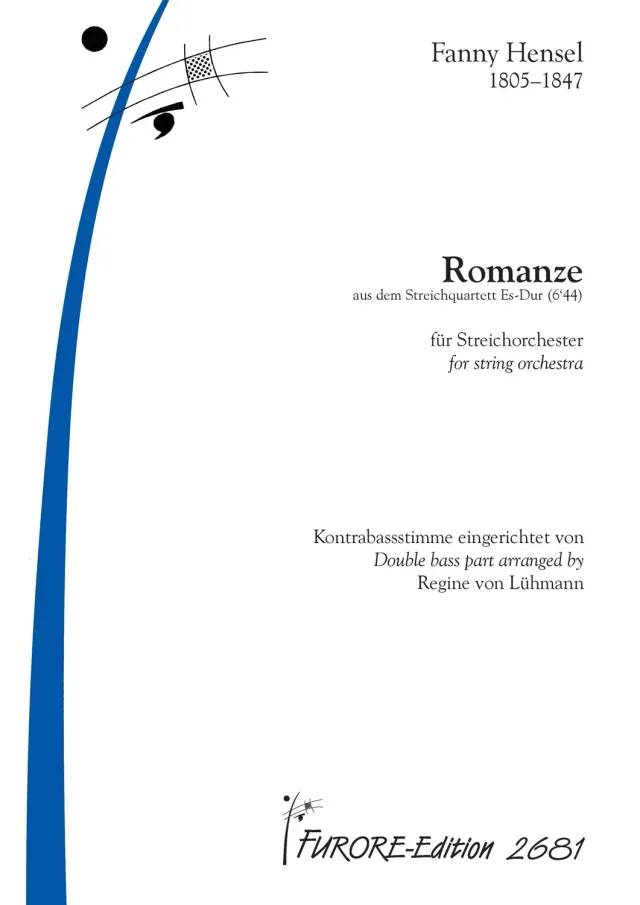 Furore Edition Romance Es-Dur Noten Streichorchester Kontrabass