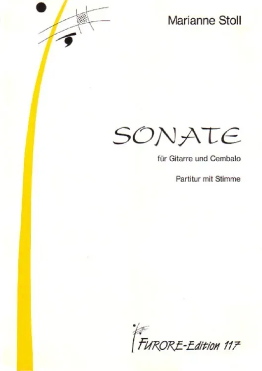 Furore Edition Sonate Gitarre Cembalo Noten Partitur Stimme