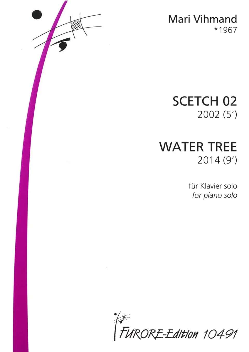 Furore Edition Scetch 02 & Water Tree Klaviernoten