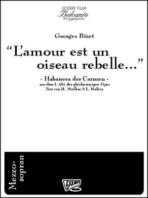 Seeber Film Verlag Habanera Carmen Noten Blasorchester Mezzosopran