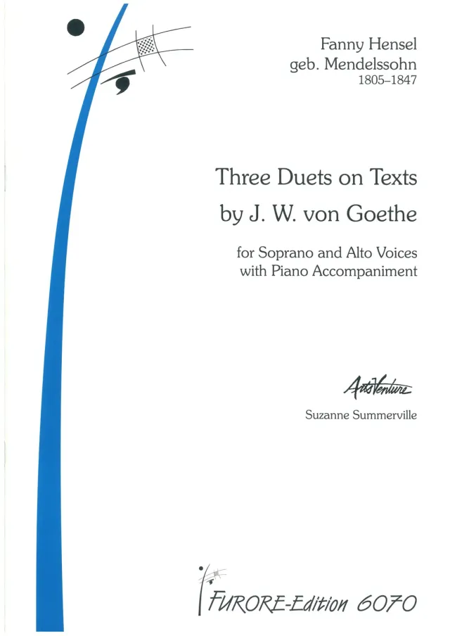 Furore Edition 3 Goethe Duets Gesangsnoten S/A Klavier schwer