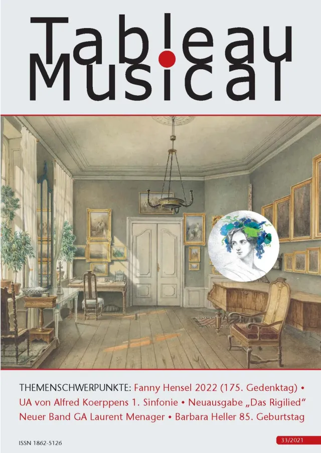 Furore Edition Tableau Musical 033 Musikzeitschrift Herbst 2021