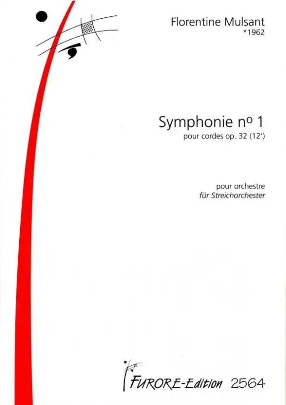 Furore Edition Symphonie Nr.1 op.32 Partitur Streichorchester