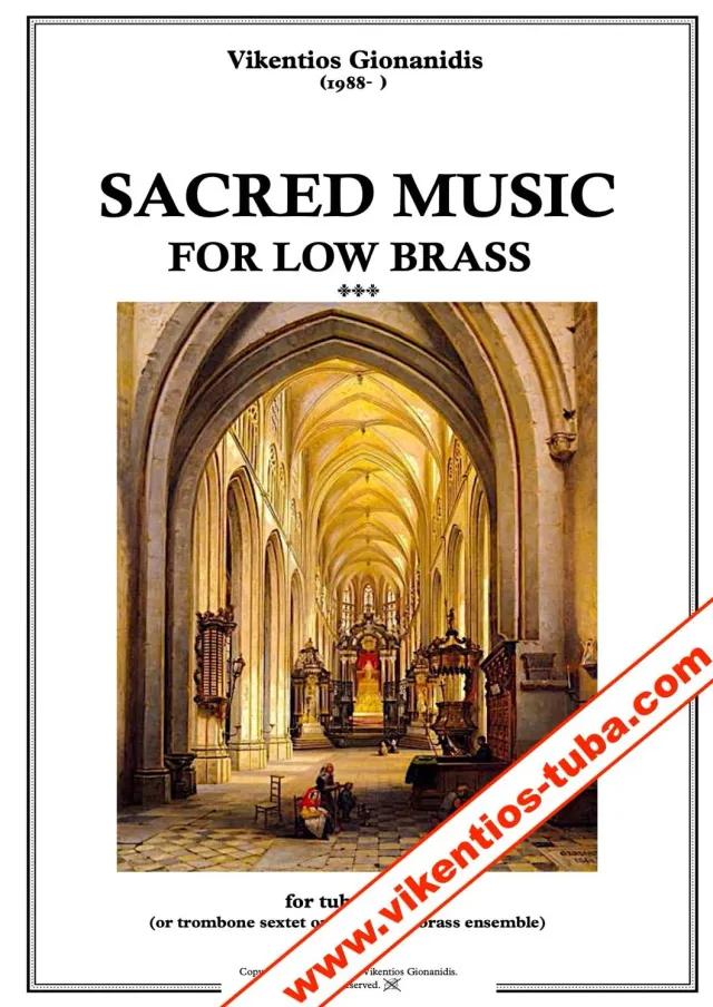 Vikentios Gionanidis Sacred Music Low Brass Noten Sextett