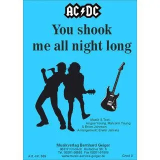 Studio-Verlag Rudi Seifert You shook me all night long Blasmusik Grad 3