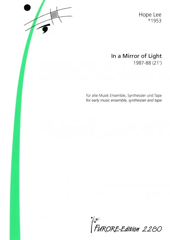 Furore Edition In a mirror of light Ensemble Partitur schwer