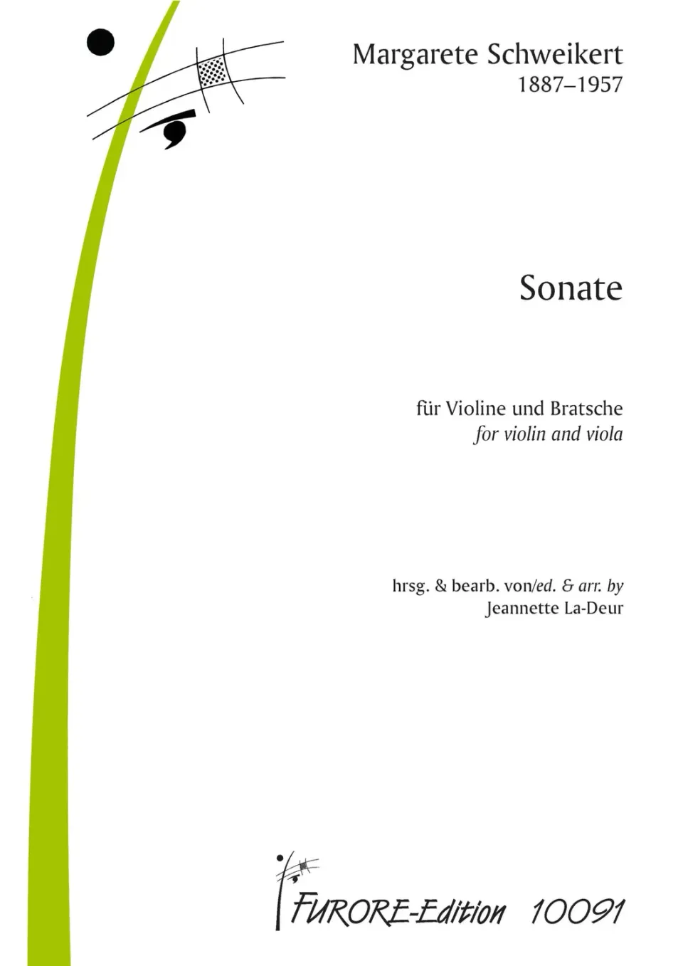 Furore Edition Sonata Violine Viola Noten Duo