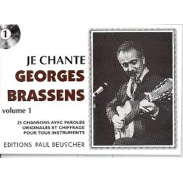 Paul Beuscher Je chante Brassens Gesangnoten