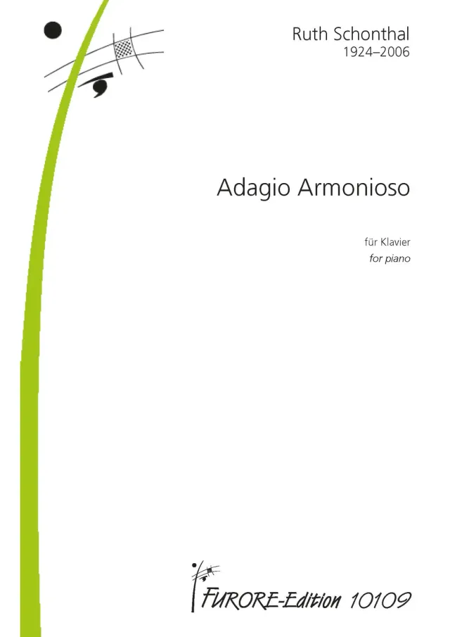 Furore Edition Adagio Armonioso Klavier Solo Noten Ruth Schonthal