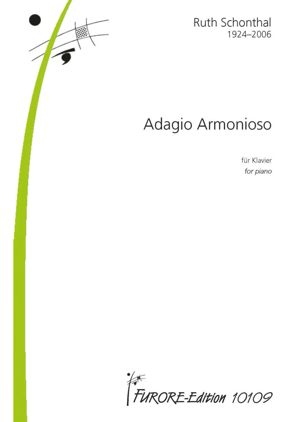 Furore Edition Adagio Armonioso Noten Klavier solo