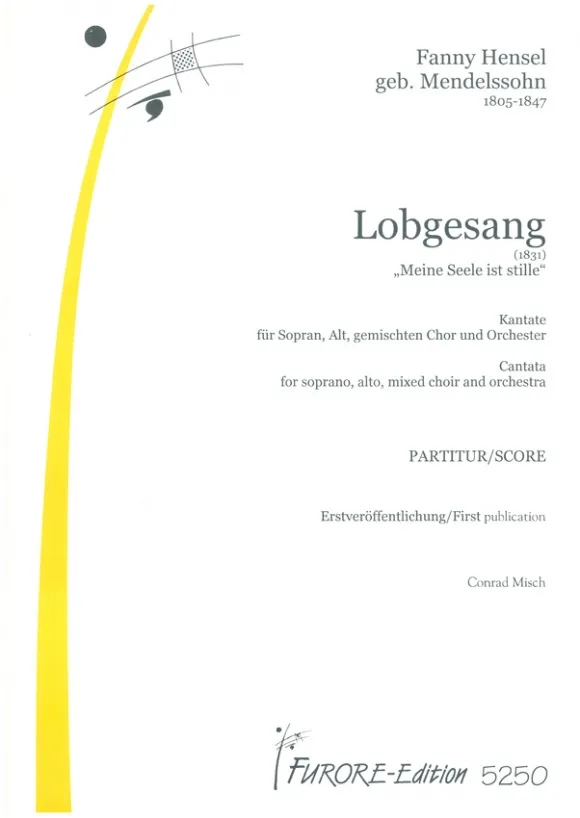 Furore Edition Lobgesang Kantate Noten gemischter Chor Orchester