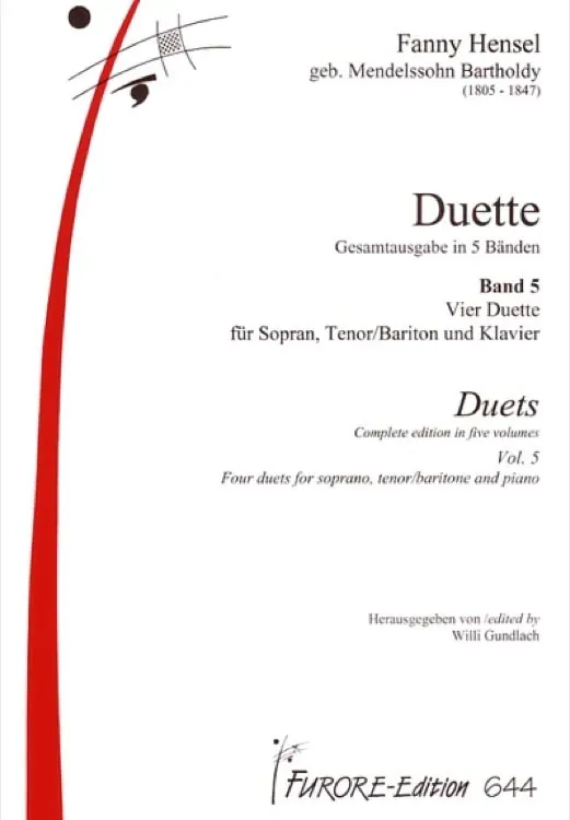 Furore Duette Vol. 5 S/T Klavier Noten Partitur Hensel