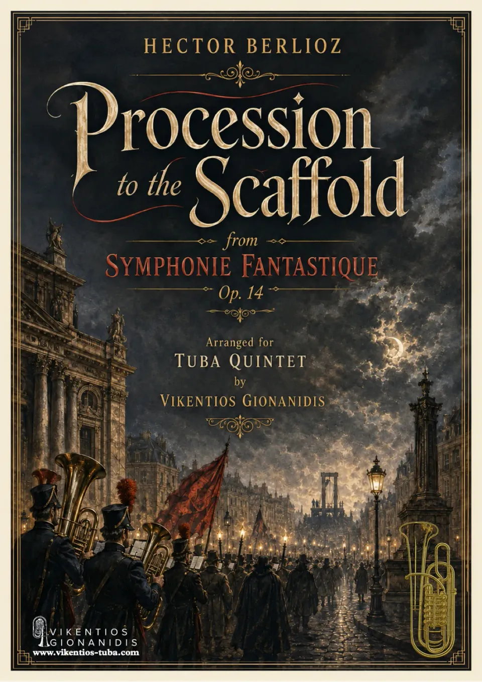 Vikentios Gionanidis Berlioz Schafott Noten Tubaquintett