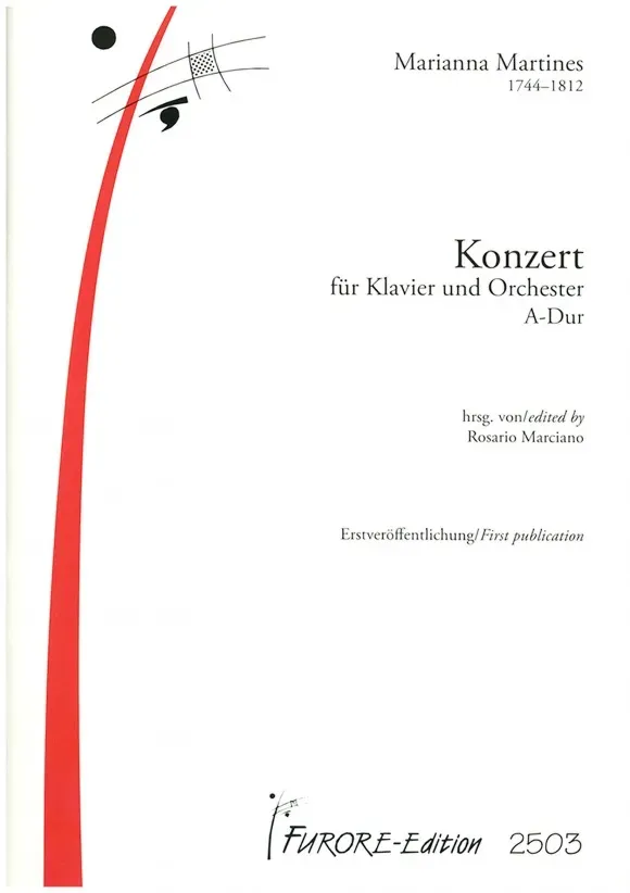 Furore Edition Konzert für Klavier und Orchester A-Dur Partitur