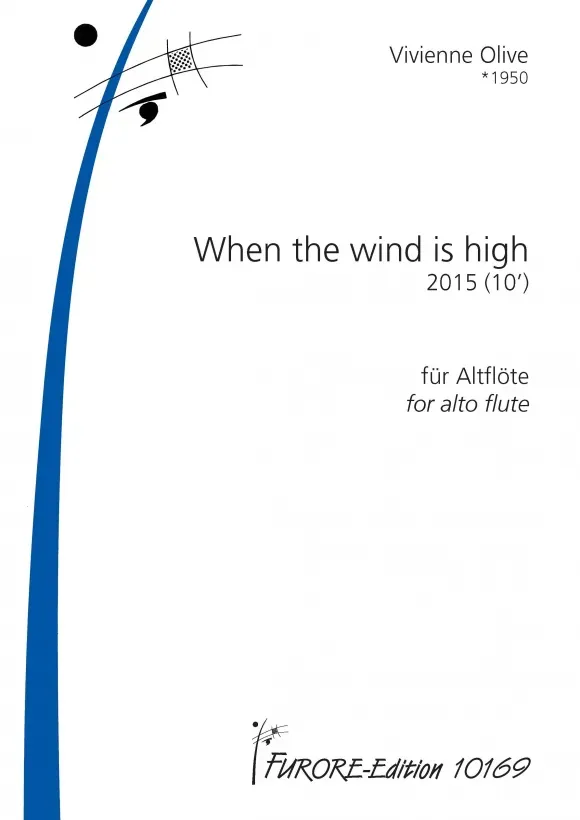 Furore Edition When the wind is high Noten Altblockflöte solo