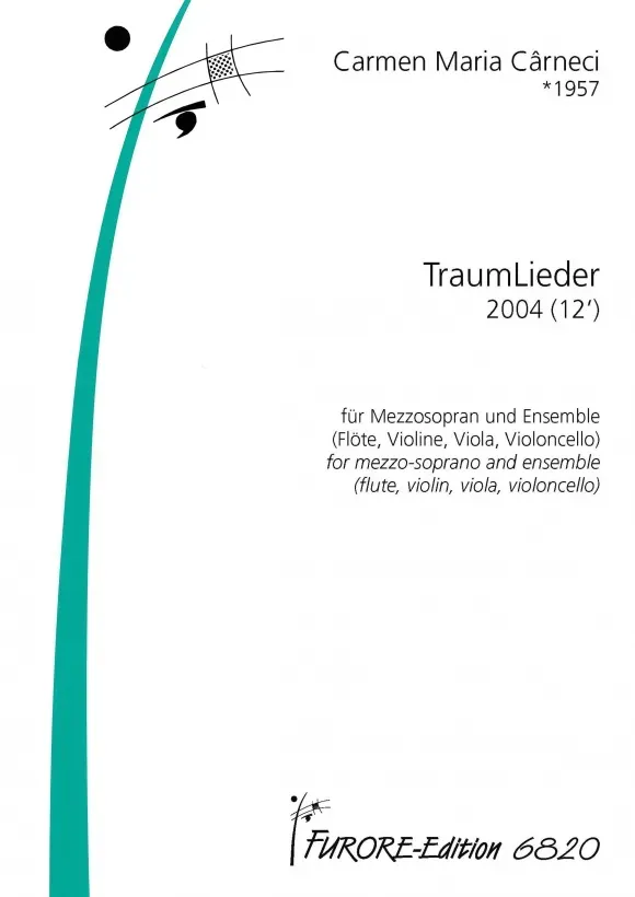 Furore Edition TraumLieder Noten Mezzosopran Flöte Streicher