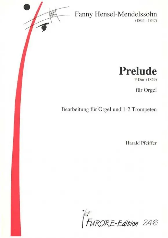 Furore Edition Prelude F-Dur Orgelnoten Orgel Trompete