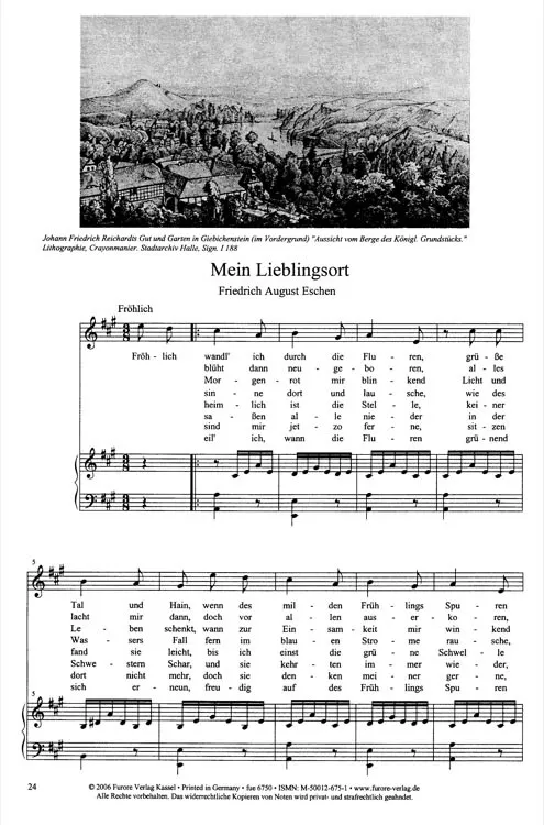 Furore Edition Lieder romantischer Dichter Vol.1 hohe Stimme Noten