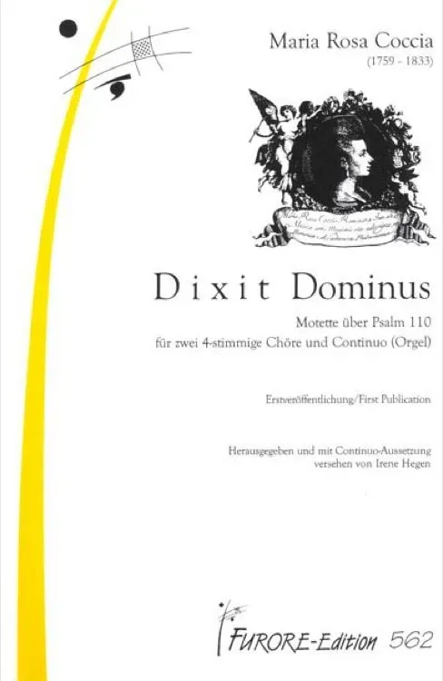 Furore Edition Coccia Dixit Dominus Domino meo Chorpartitur