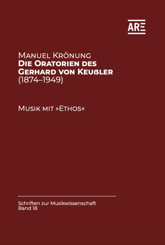 Are Musik Verlag Krönung Oratorien Keußler Buch