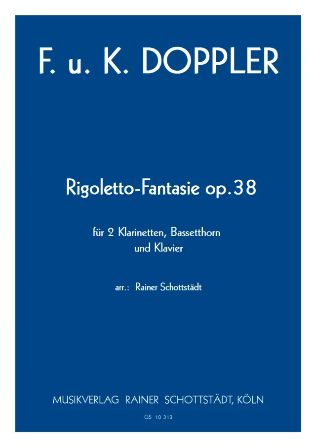 Musikverlag Rainer Schottstädt Rigoletto-Fantasie op.38 Noten