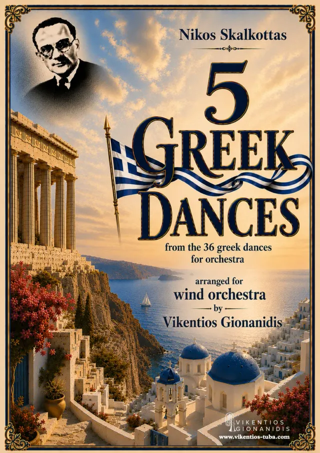 Vikentios Gionanidis 5 Greek Dances Blasorchester Noten