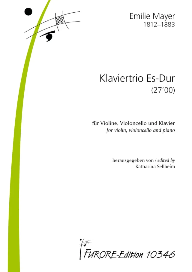 Furore Edition Klaviertrio Es-Dur Noten Violine Cello Klavier