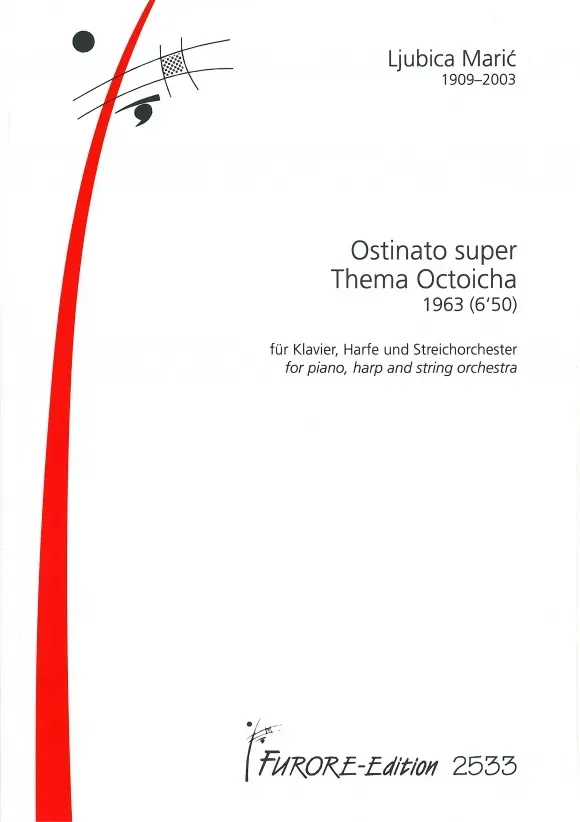 Furore Edition Ostinato super Thema Octoicha Partitur Ensemble