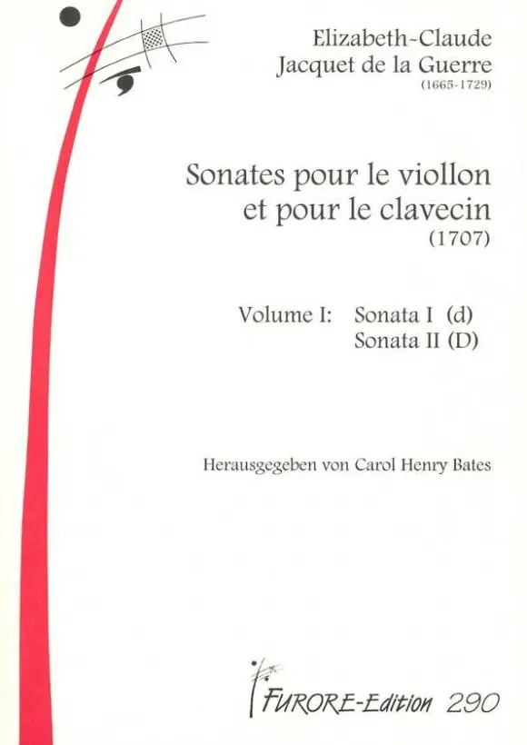 Furore Edition Sonates Vol. 1 Violine Cembalo Noten 1707