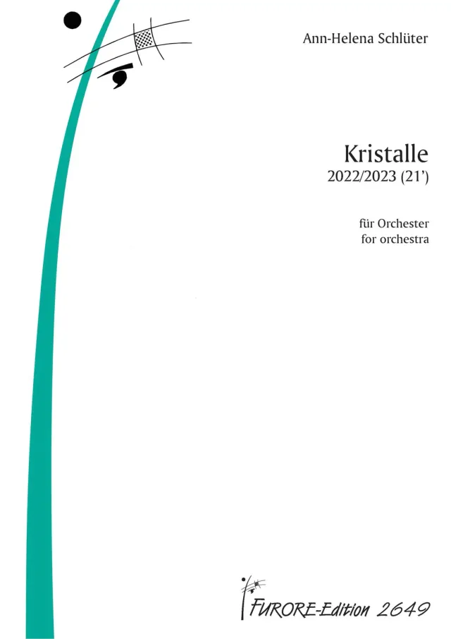 Furore Edition Kristalle für Orchester 2022/2023 Partitur