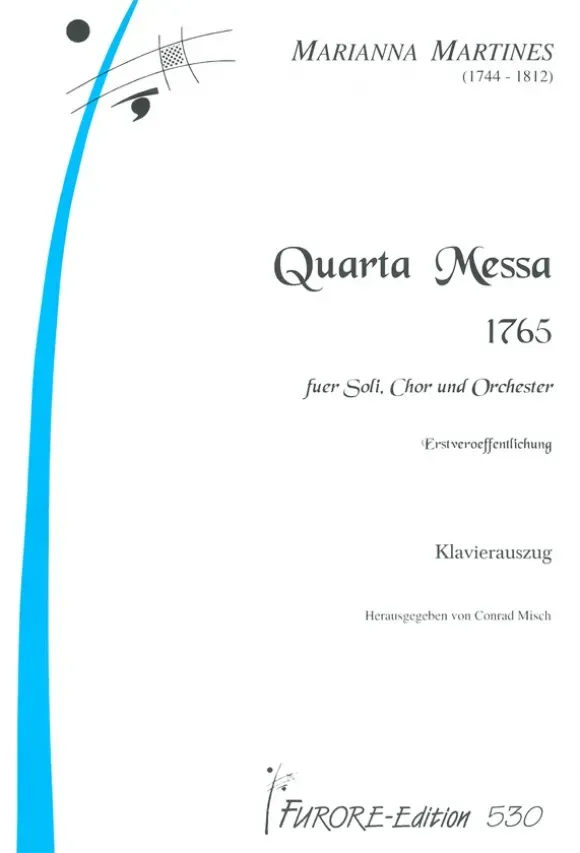Furore Edition Quarta Messa Klavierauszug für Soli, Chor und Orchester