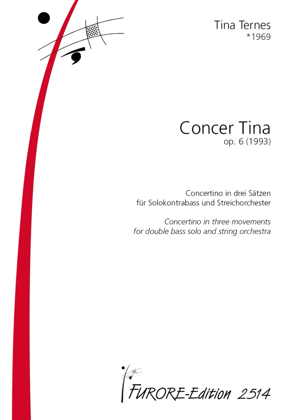 Furore Edition Concer Tina Kontrabass Leihmaterial