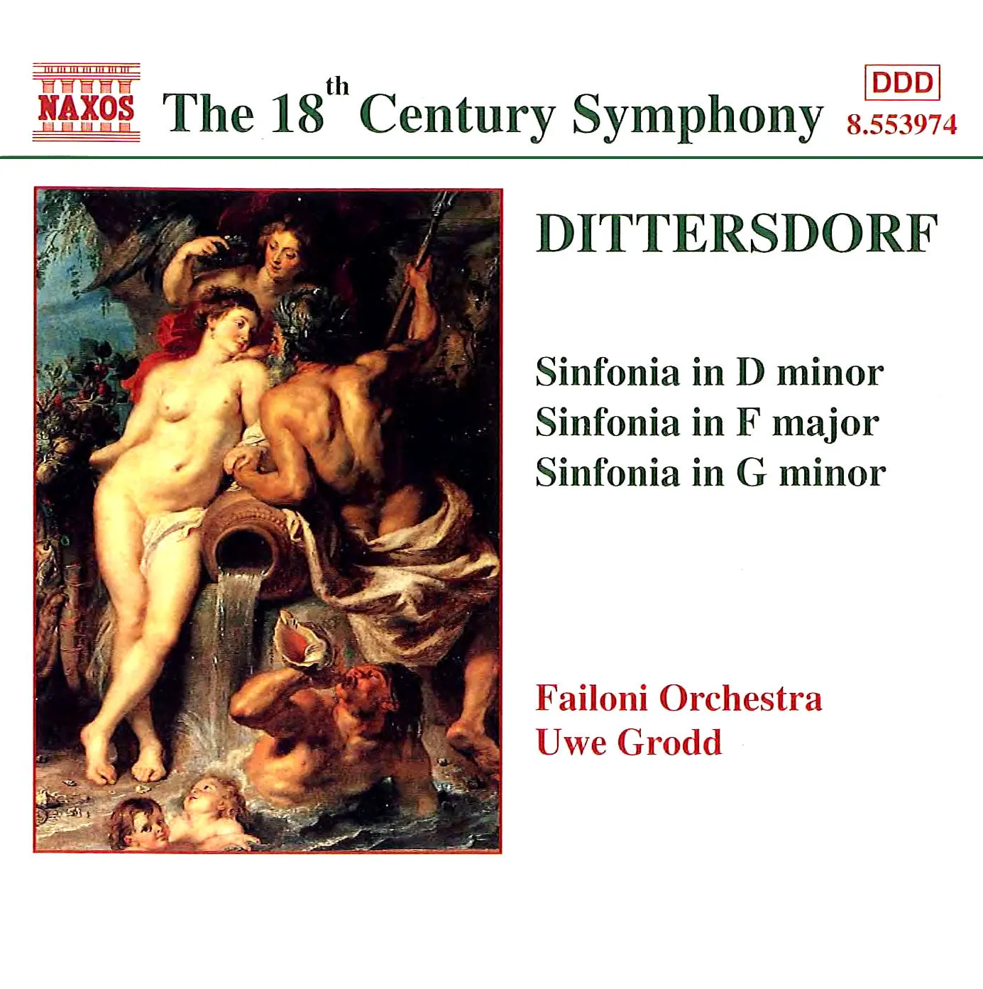 Artaria Dittersdorf Symphony in G minor (Grave g1) Sinfonie