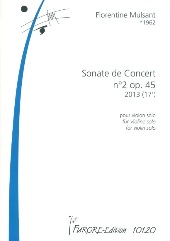 Furore Edition Sonate de Concert no. 2 op. 45 Noten Violine